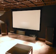 Домашний кинотеатр на рупорной акустике Casta model C, D8C, D6S.